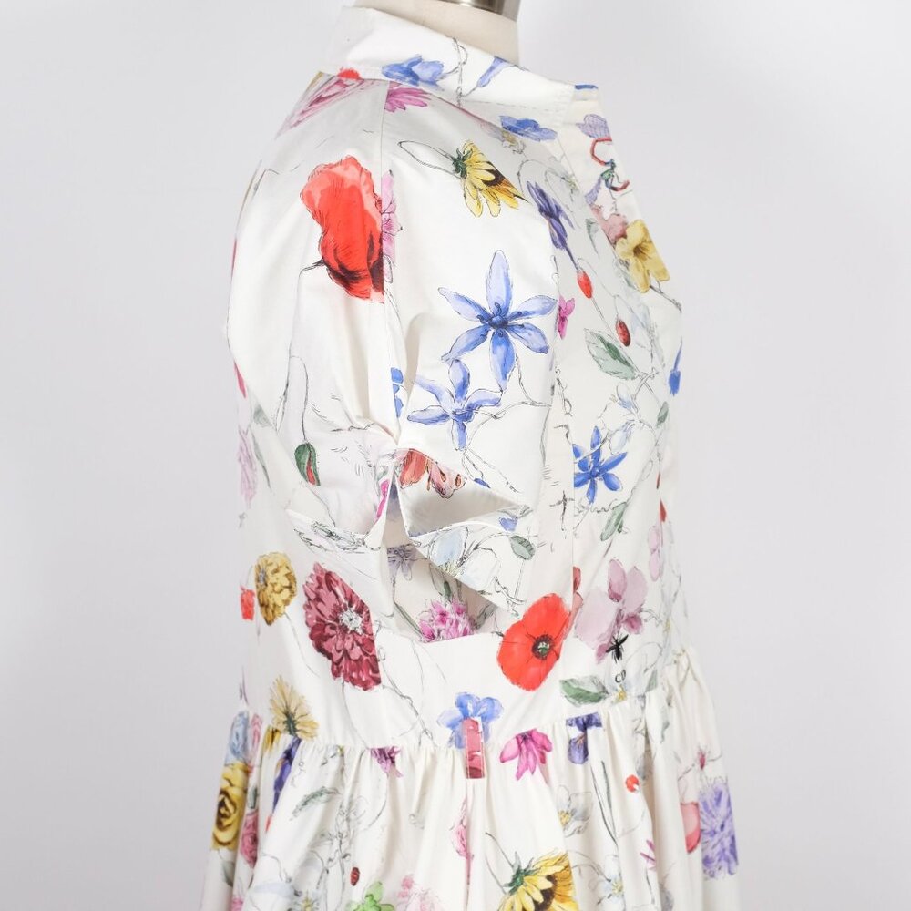 Christian Dior maxi dress 36 US 4 Florilegio 2023 print white floral - Picture 14 of 16